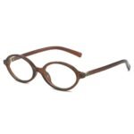 Óculos Ovais Pequenos-UV400 E Luz Anti-Azul Para Estudantes/Escritório , Armações De Moda - Imagem 3