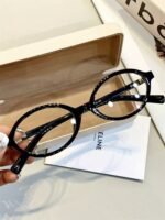 Óculos Ovais Pequenos-UV400 E Luz Anti-Azul Para Estudantes/Escritório , Armações De Moda - Imagem 4