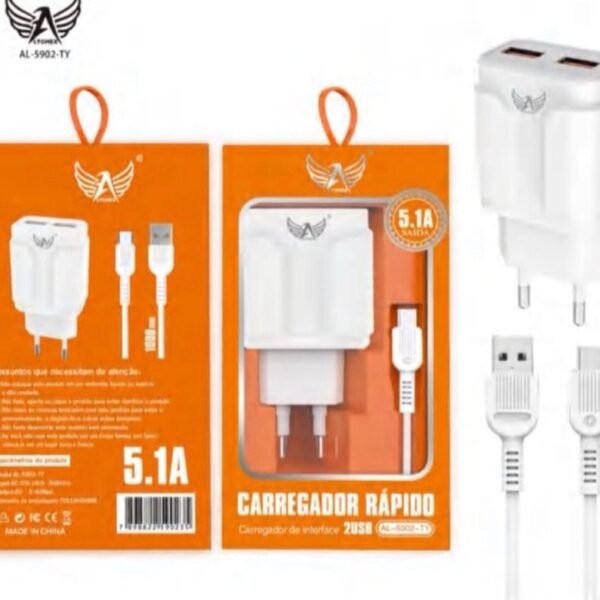 Carregador Kit (altomex) 5.1A Type-C (Cx100pc