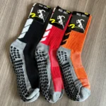 Kit 12pares Meias Futebol Algodão Antiderrapantes De Alta Qualidade Cano Alto - Imagem 8