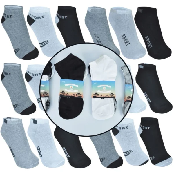 Kit 12 pares de Meias Soquete