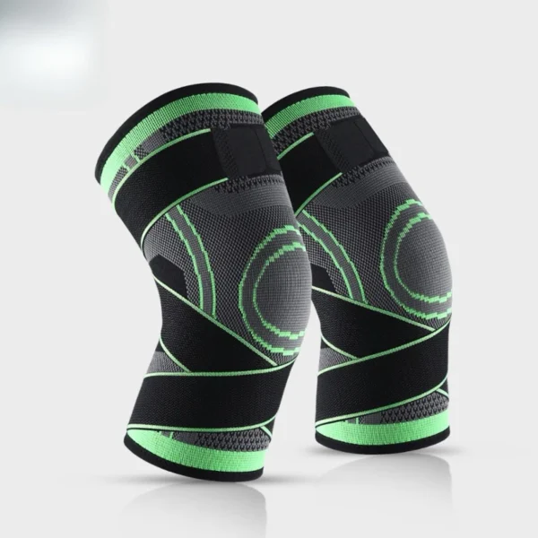 Joelheiras Compressão Ortopédica Tensor Flexível Alívio de Dor Suporte Tipo Meia