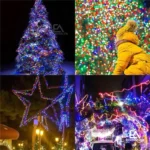 Pisca-Pisca de Led 10 Metros para Decoração Natalina 110V - 100 Leds Coloridos/Branco Quente/Branco - Imagem 5