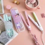 Mini chapinha prancha de cabelo portátil Mini Máquina Seladora Plástico Embalagem Cores aleatórias.